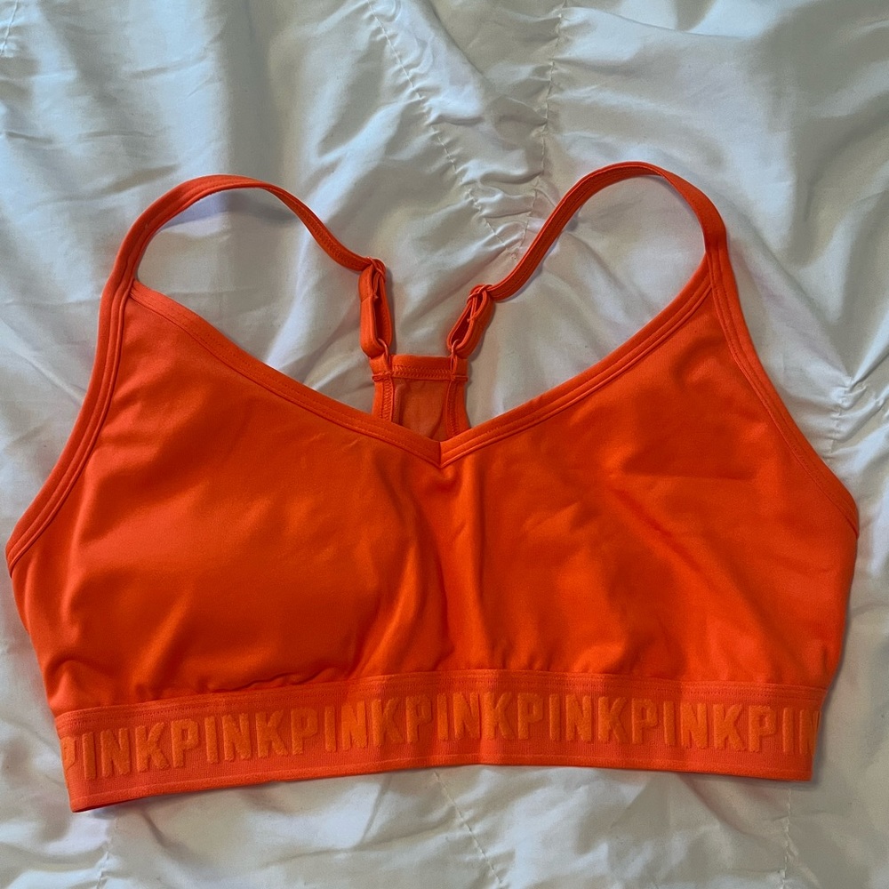 Bright Orange Sports Bra